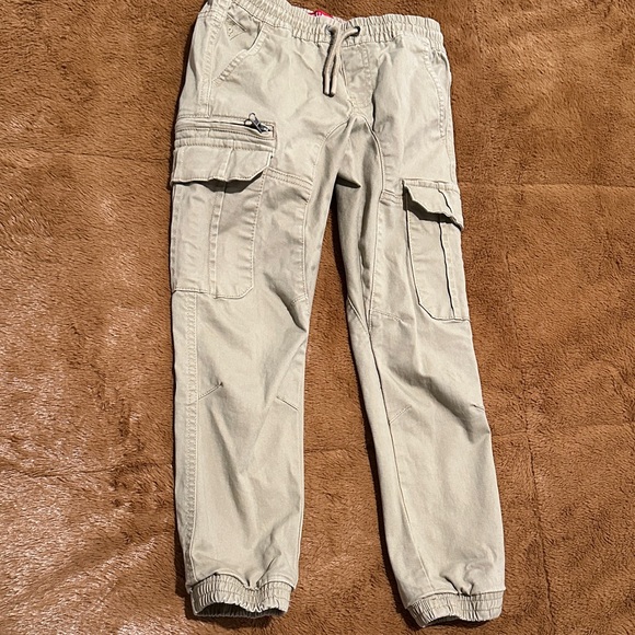 Boys Tan Cargo Pants - Picture 1 of 3